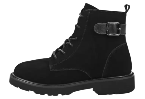 Фото Ботинки из замши женские