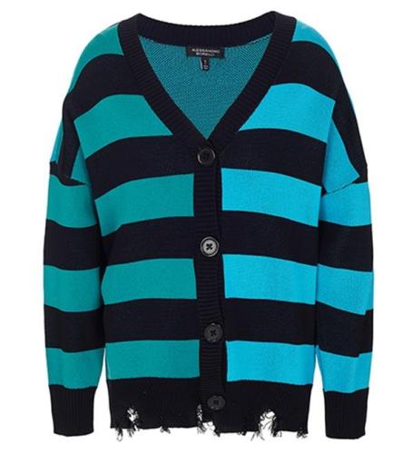 Кардиган в полоску для девочки Фото Кардиган в полоску для девочки