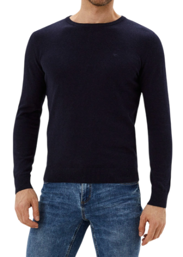 Пуловер однотонный мужской Фото Пуловер однотонный мужской