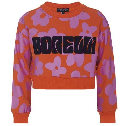 Свитшот с принтом для девочки Фото Свитшот с принтом для девочки