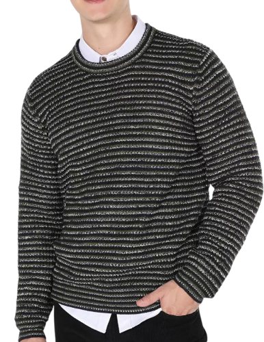 Джемпер в полоску мужской Фото Джемпер в полоску мужской