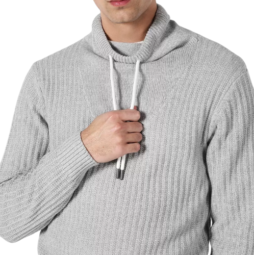 Свитер однотонный мужской Фото Свитер однотонный мужской