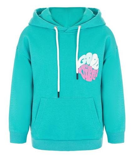 Фото Худи с принтом для девочки