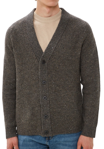 Кардиган с логотипом мужской Фото Кардиган с логотипом мужской