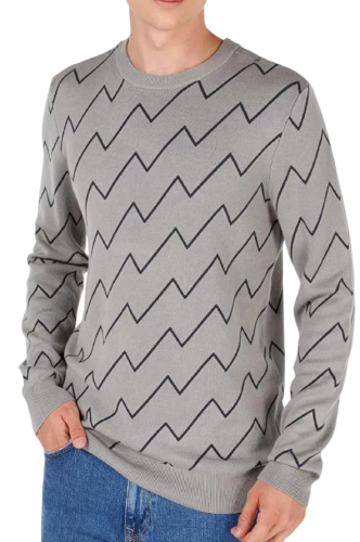 Джемпер с принтом мужской Фото Джемпер с принтом мужской