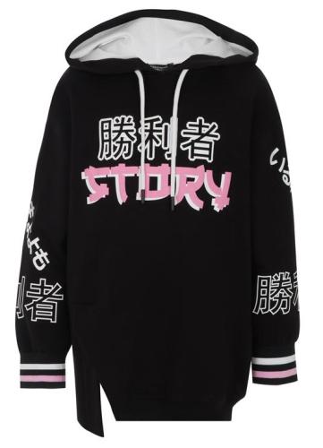 Фото Худи с принтом для девочки