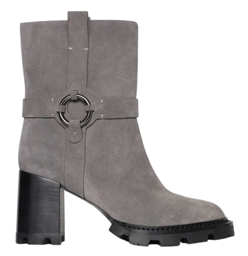 Фото Полусапоги кожаные женские