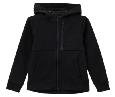 Толстовка с хлопком для девочки / Черный / 134 Толстовка с хлопком для девочки / Черный / 134