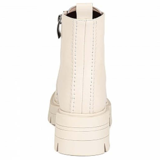 Ботинки кожаные женские / Молочный / 40