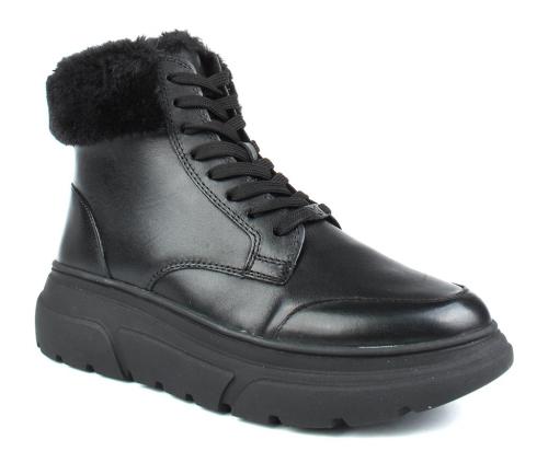 Фото Ботинки из кожи женские