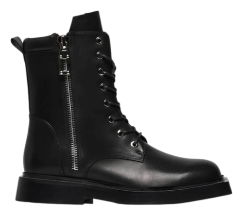 Фото Ботинки кожаные женские