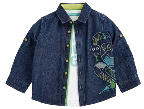 Фото Комплект: футболка и рубашка для мальчика