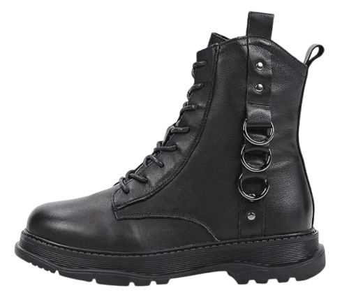 Фото Ботинки кожаные женские