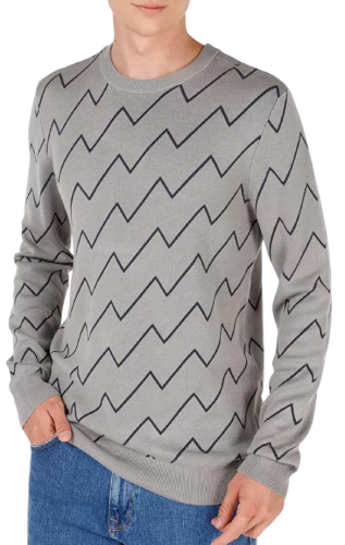 Джемпер с принтом мужской Фото Джемпер с принтом мужской