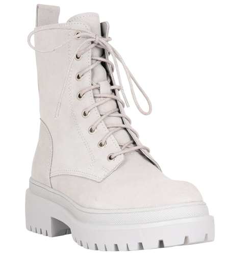 Фото Ботинки кожаные женские