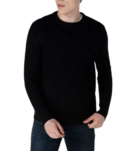 Свитер с логотипом мужской / Черный / 48 Свитер с логотипом мужской / Черный / 48