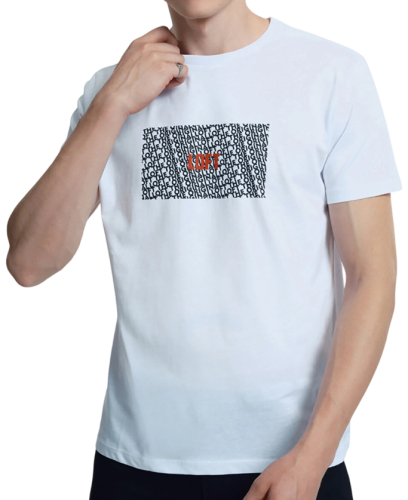 Футболка с принтом мужская Фото Футболка с принтом мужская