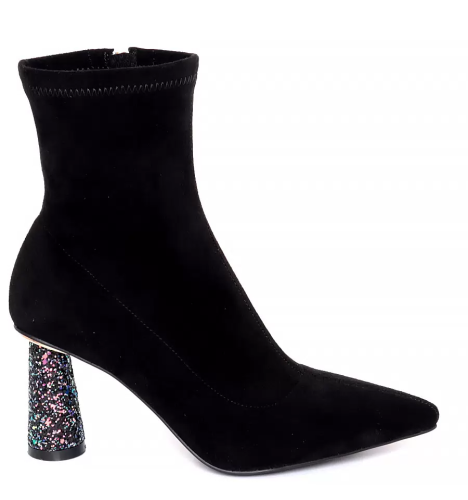 Фото Ботильоны велюровые женские