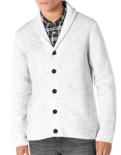 Кардиган однотонный мужской Фото Кардиган однотонный мужской