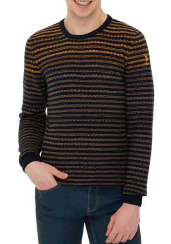 Пуловер с принтом мужской Фото Пуловер с принтом мужской