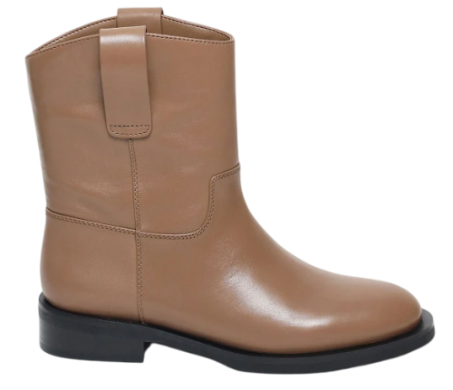 Фото Полусапоги кожаные женские