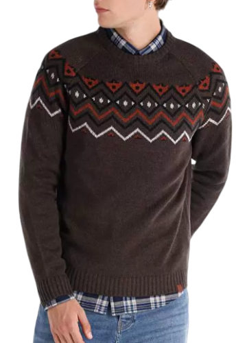 Свитер с принтом мужской Фото Свитер с принтом мужской