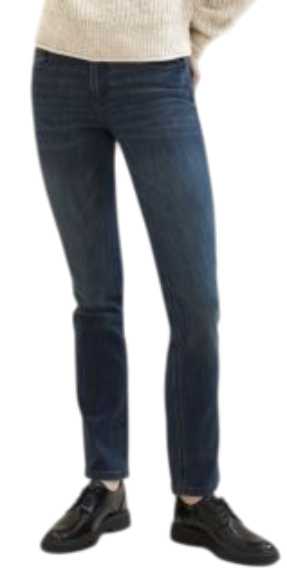 Джинсы зауженные женские / Синий / 46