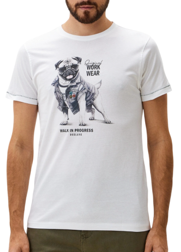 Футболка с принтом мужская Фото Футболка с принтом мужская