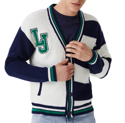 Кардиган с принтом мужской Фото Кардиган с принтом мужской