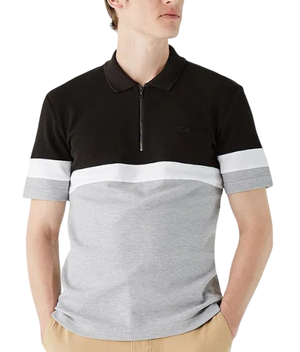 Поло в полоску мужское / Черный / 46 Поло в полоску мужское / Черный / 46