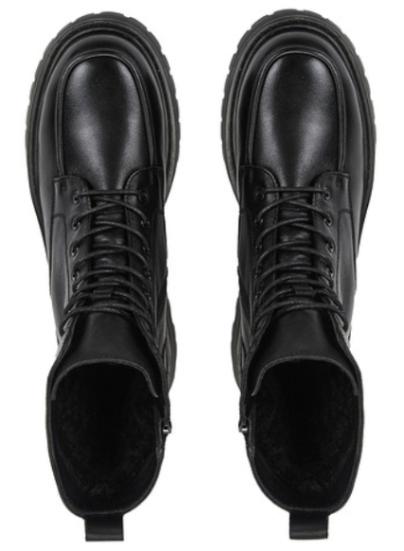 Ботинки из кожи женские / Черный / 37