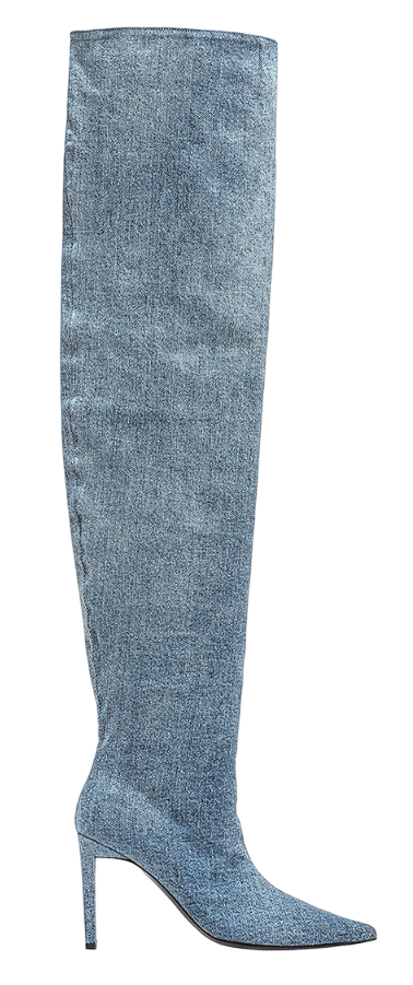 Сапоги на каблуке женские