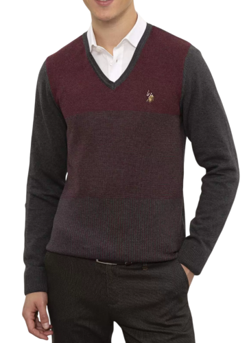 Пуловер с логотипом мужской Фото Пуловер с логотипом мужской