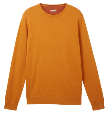 Джемпер из хлопка мужской / Оранжевый / 46 Джемпер из хлопка мужской / Оранжевый / 46