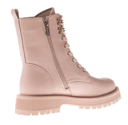 Ботинки кожаные женские / Розовый / 39
