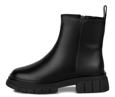 Ботинки из кожи женские