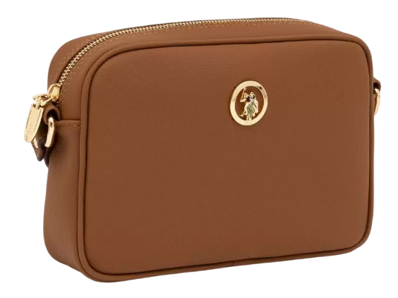 Сумка с фирменным логотипом женская / Коричневый / ONE SIZE