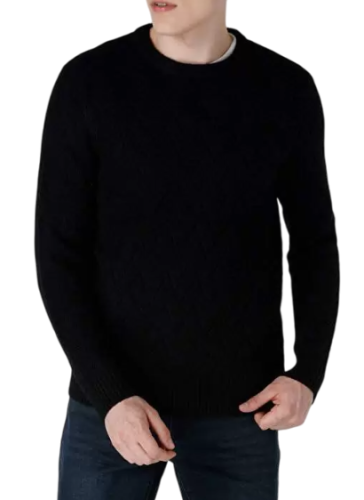 Свитер однотонный мужской Фото Свитер однотонный мужской