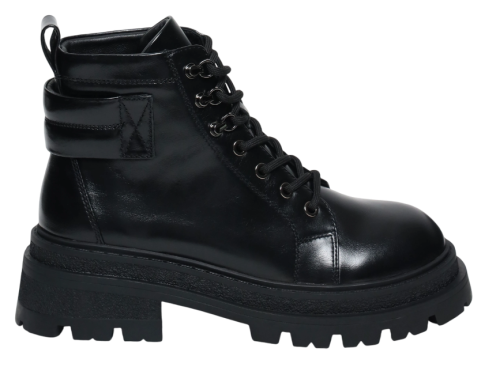 Фото Ботинки из масляной кожи женские