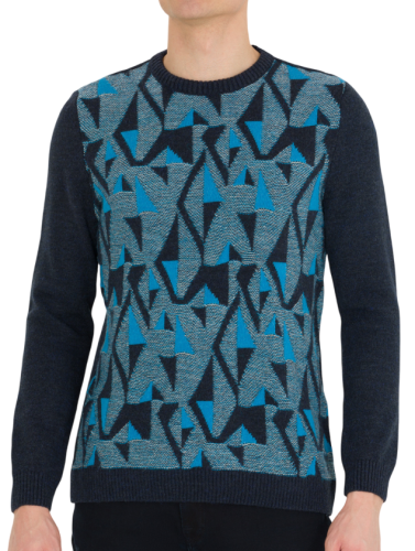 Джемпер с принтом мужской Фото Джемпер с принтом мужской