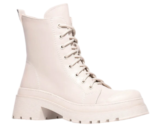 Фото Ботинки из кожи женские