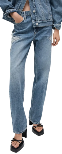 Фото Джинсы с принтом женские