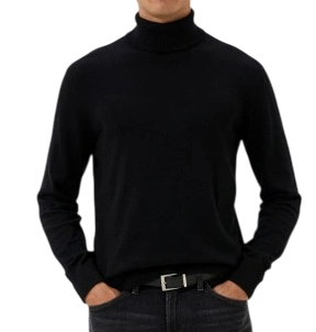 Пуловер однотонный мужской Фото Пуловер однотонный мужской