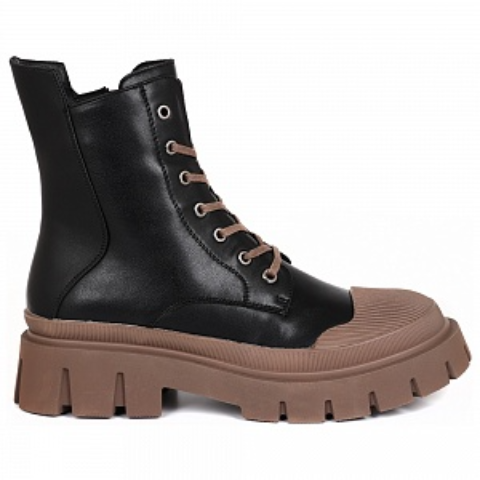 Фото Ботинки кожаные женские