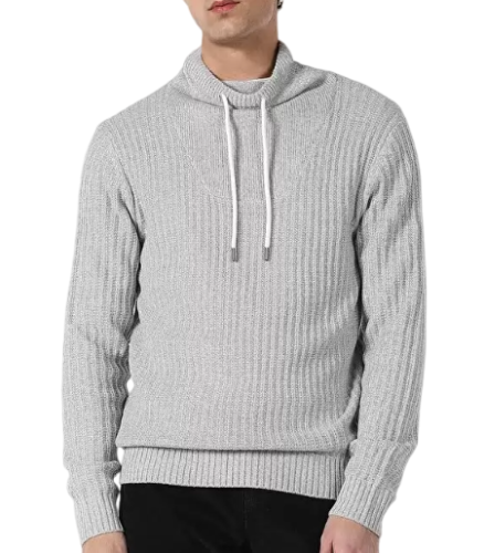 Свитер однотонный мужской Фото Свитер однотонный мужской