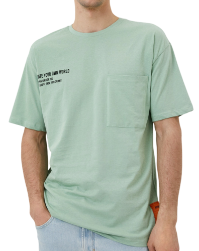 Футболка хлопковая мужская Фото Футболка хлопковая мужская