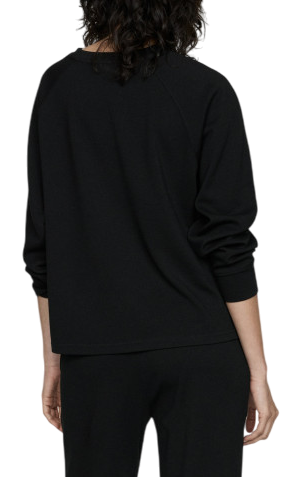 Свитшот однотонный женский / Черный / 44