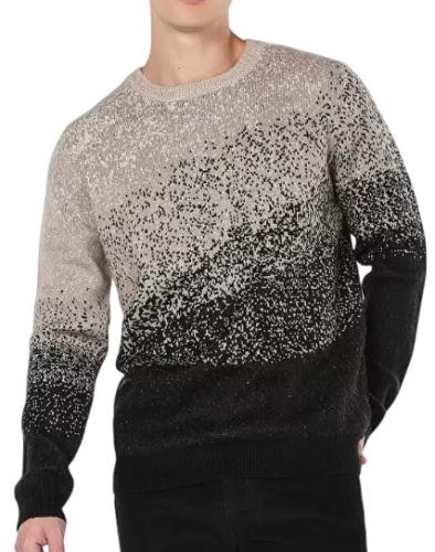 Свитер с принтом мужской Фото Свитер с принтом мужской