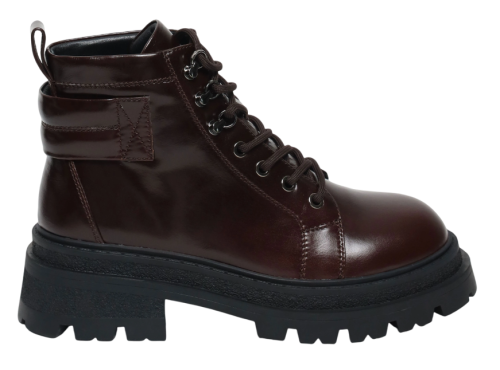 Фото Ботинки кожаные женские