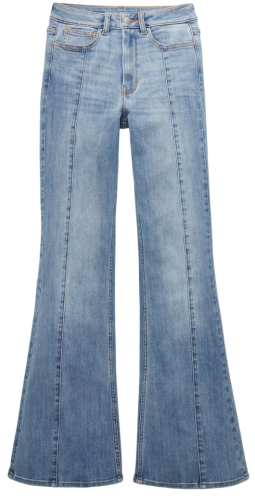 Фото Джинсы-клеш женские